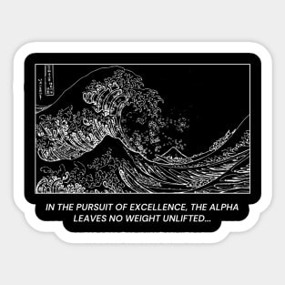 Gym apparel Sticker